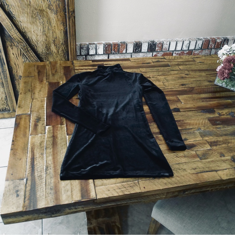 Jesse Jo X Vans Collection Black Velvet Dress